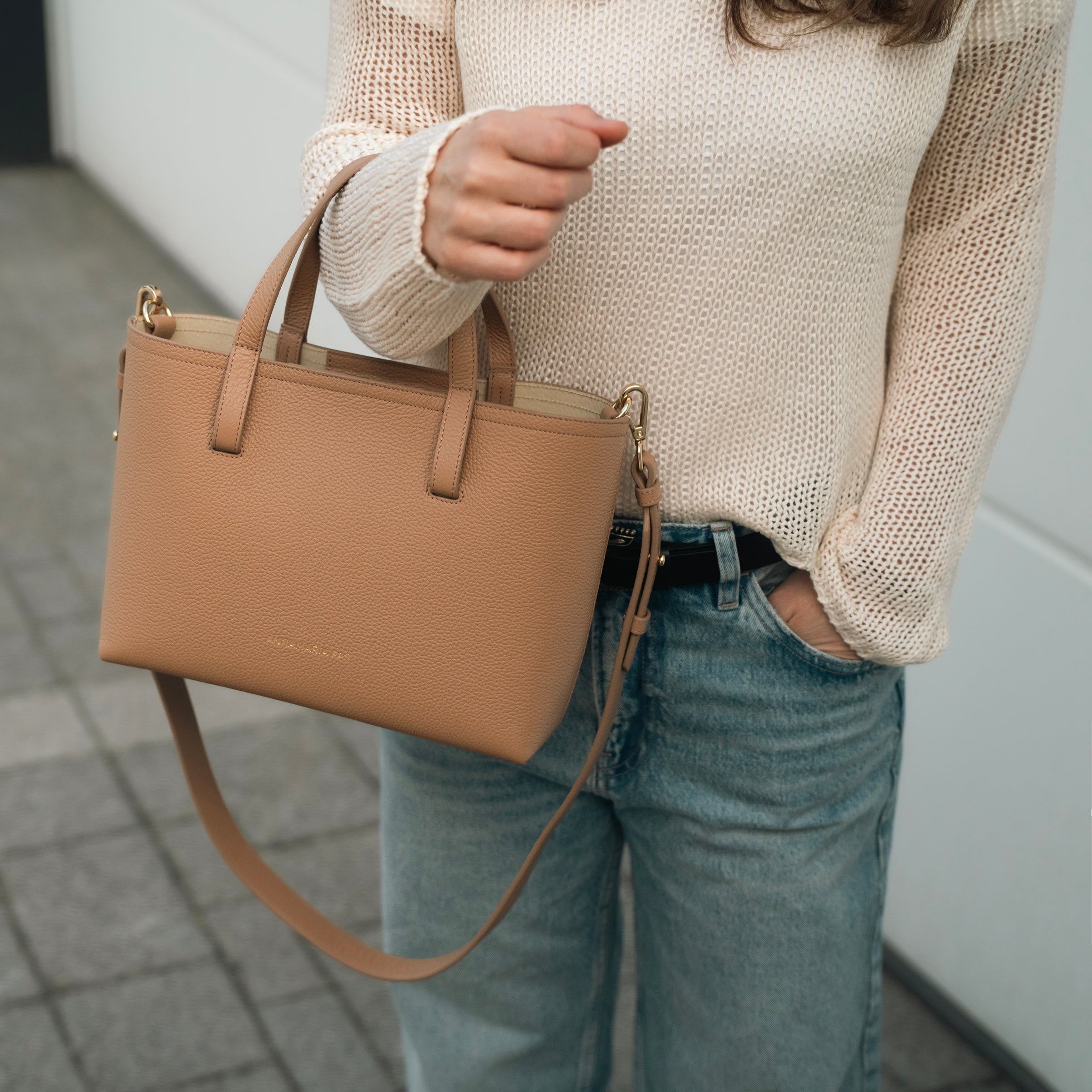 MILA leather handbag