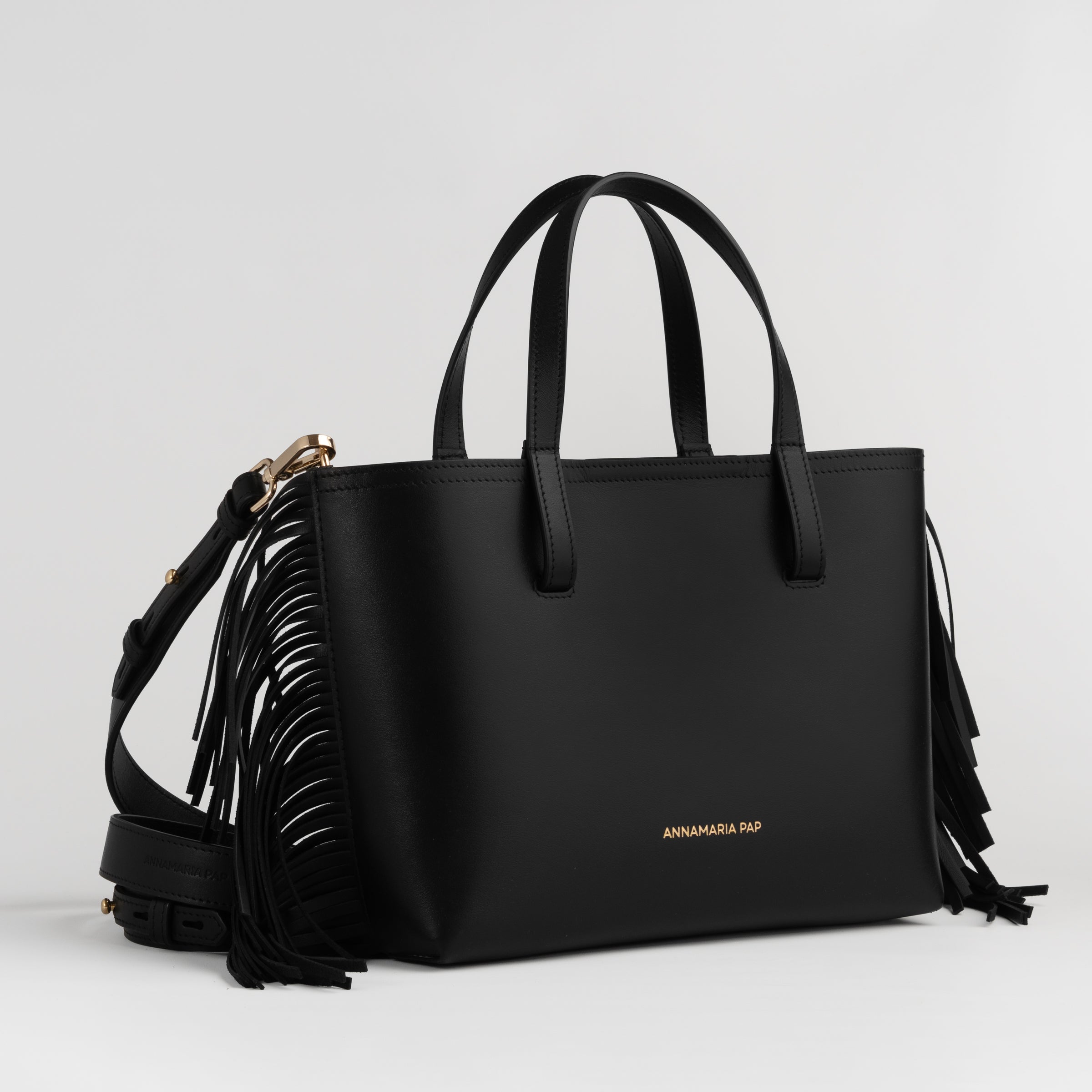 MILA fringe leather handbag