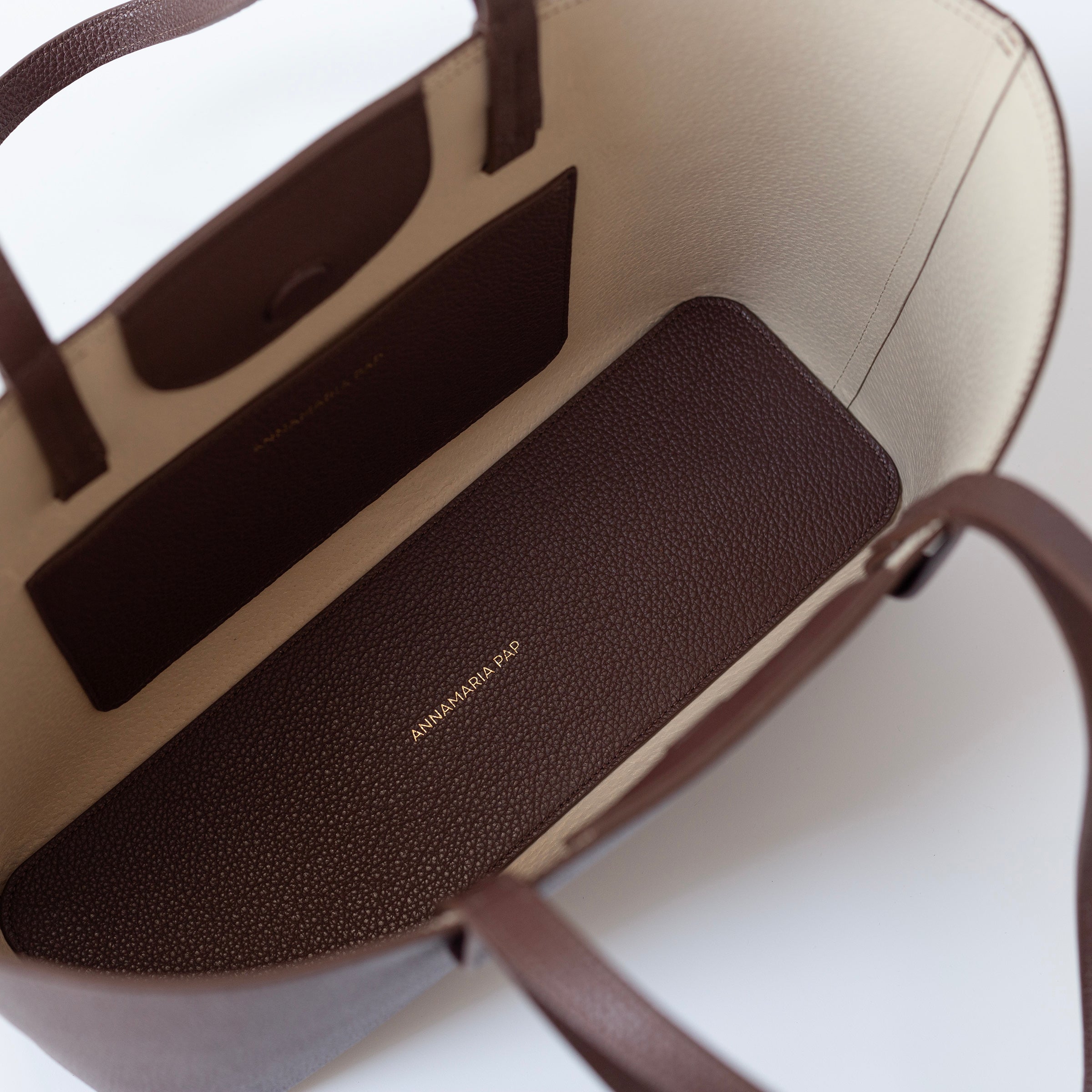 SOPHIA leather tote bag