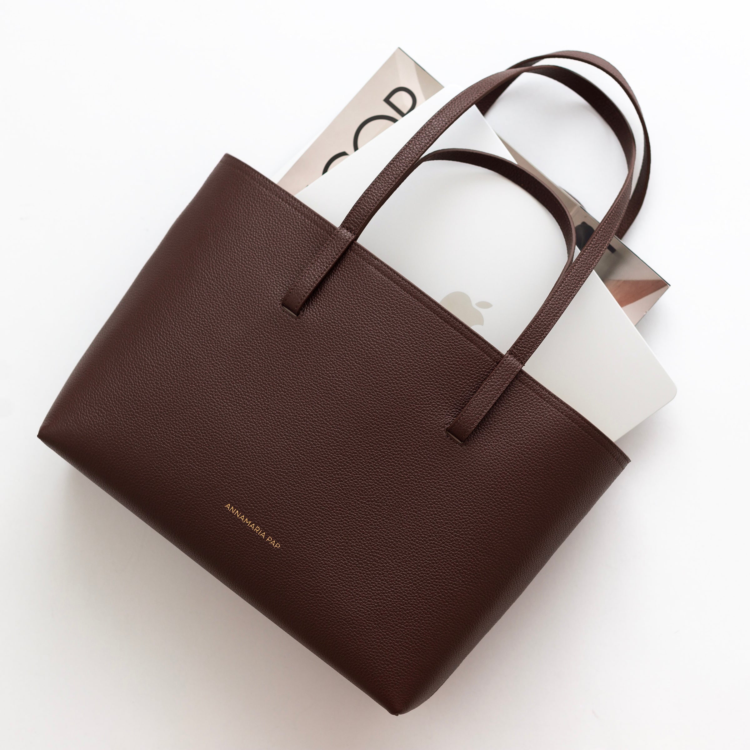 SOPHIA leather tote bag