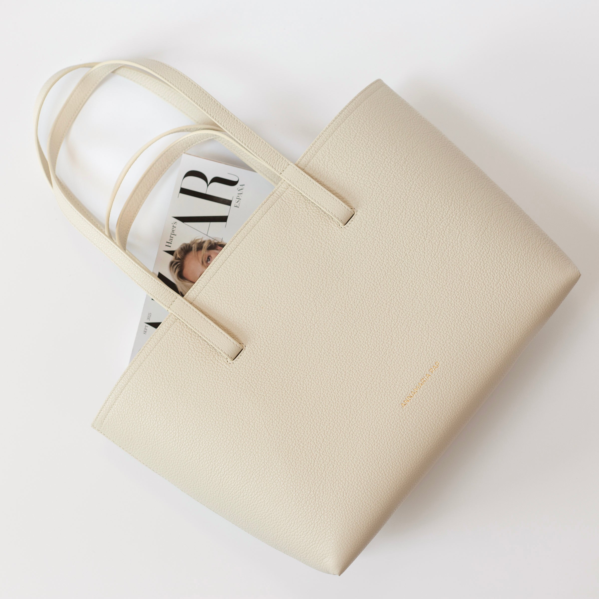 SOPHIA leather tote bag