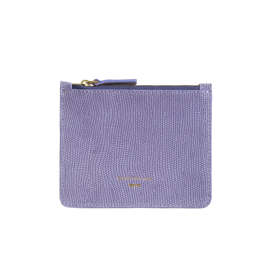 ANNE Lilac small leather pouch