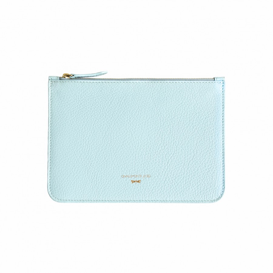 ANNE Ocean leather pouch