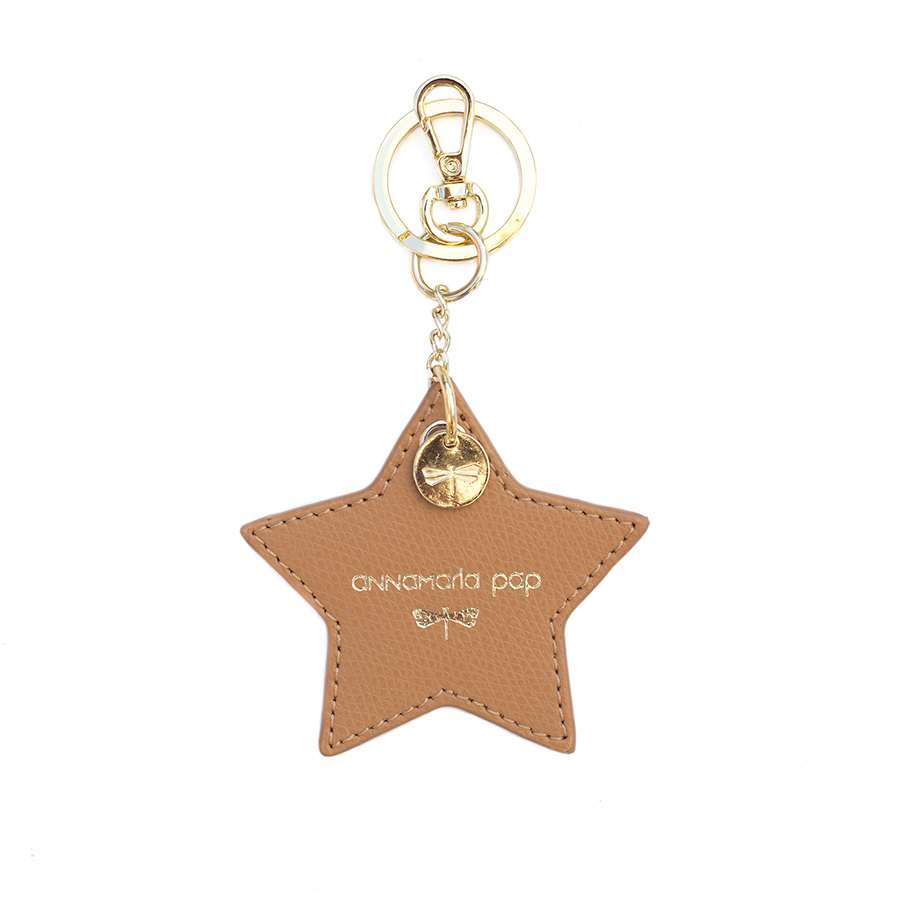 STAR Toffee leather charm