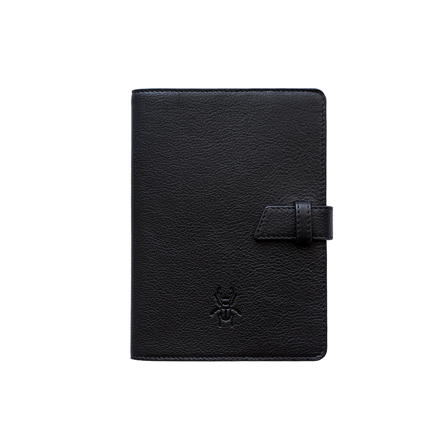 FRIDAY MINI Black natural leather case