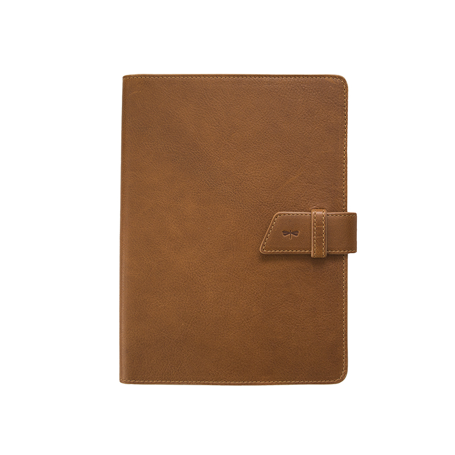 FRIDAY Brown nature leather case