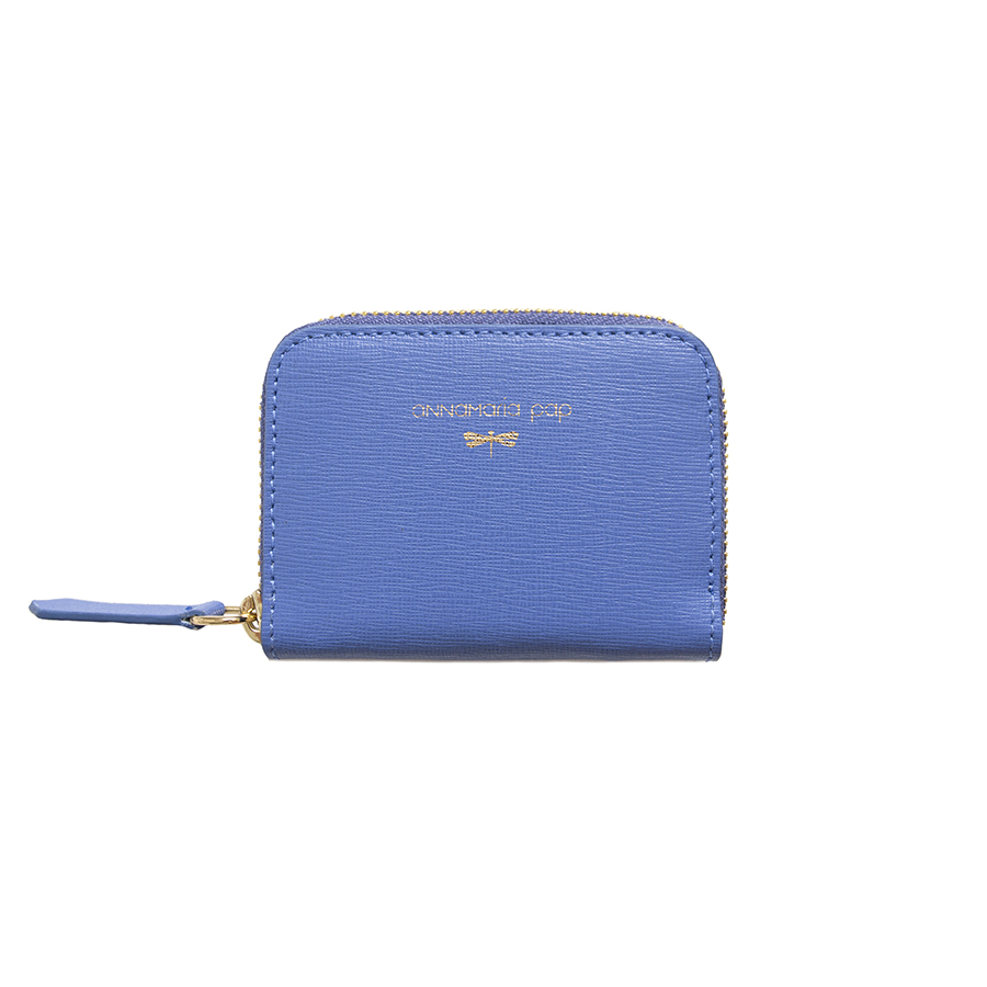 LISA Plum blue leather wallet