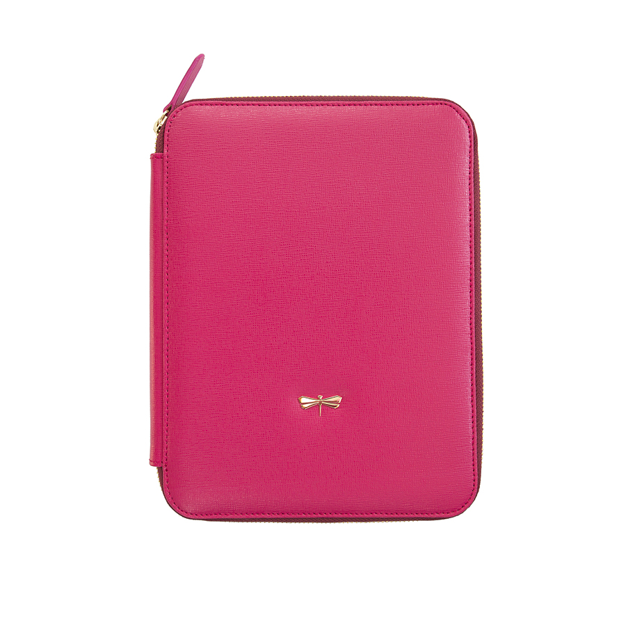 ARIA Raspberry leather case (smaller)