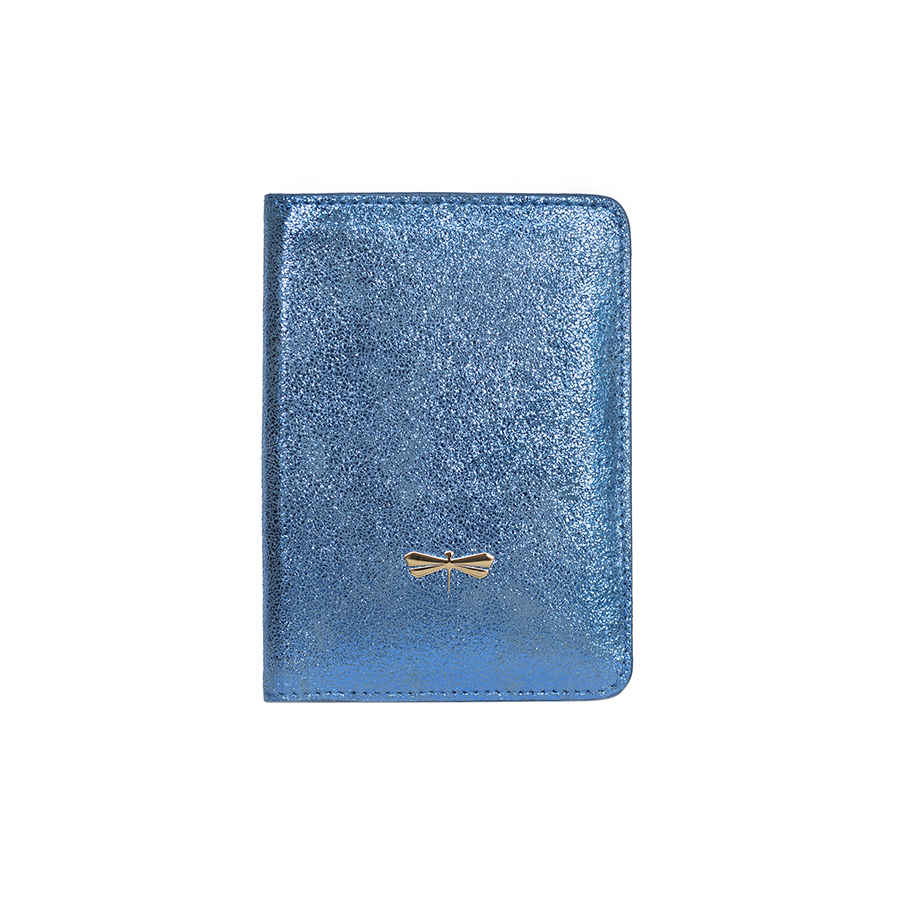 MONA Blue sparkling leather case