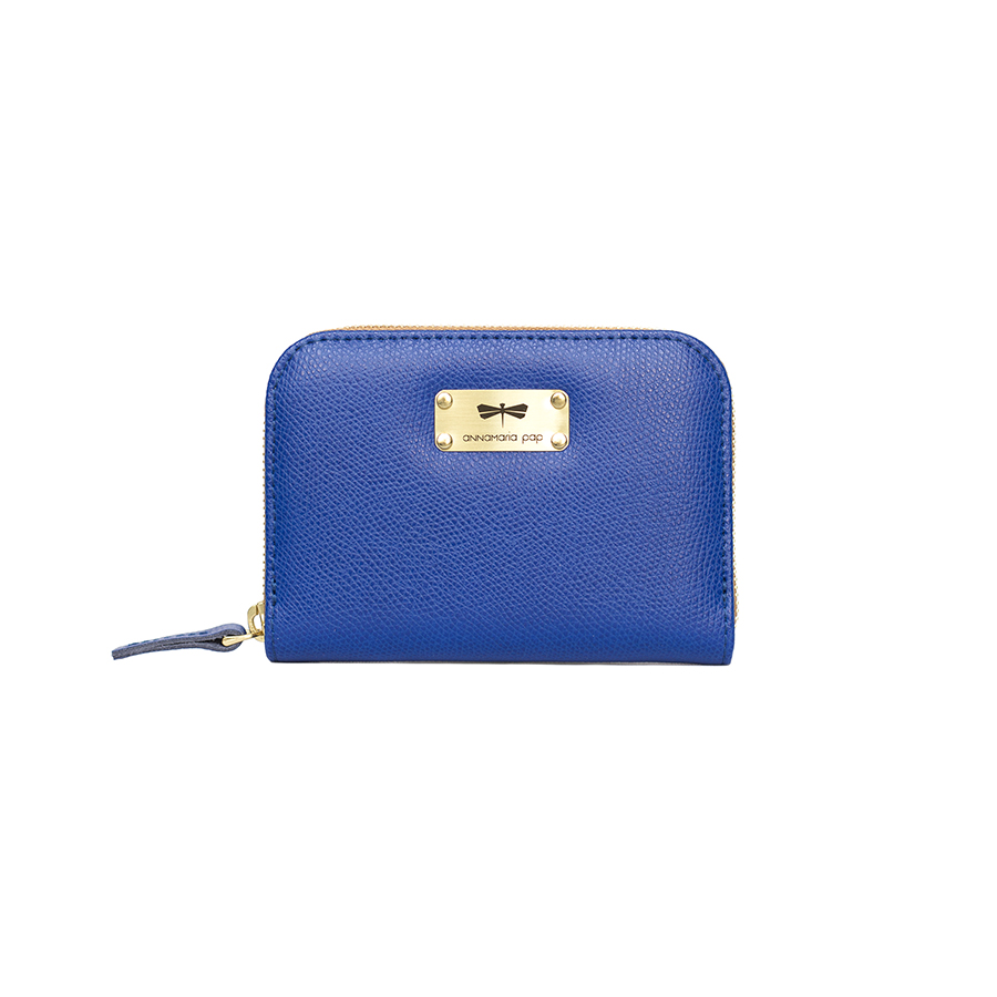 VICKY Royalblue leather wallet