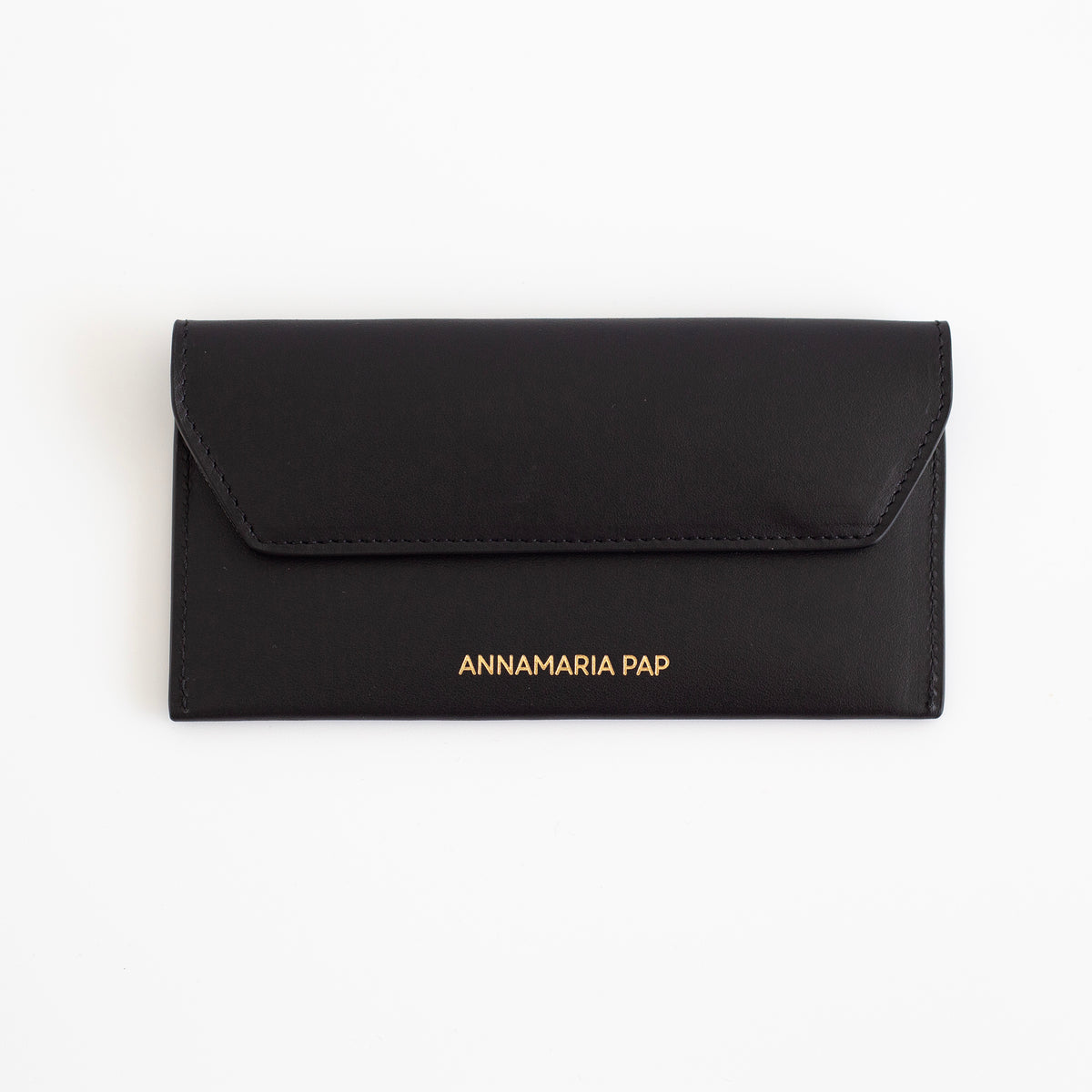 ANNIE leather wallet OUTLET Black