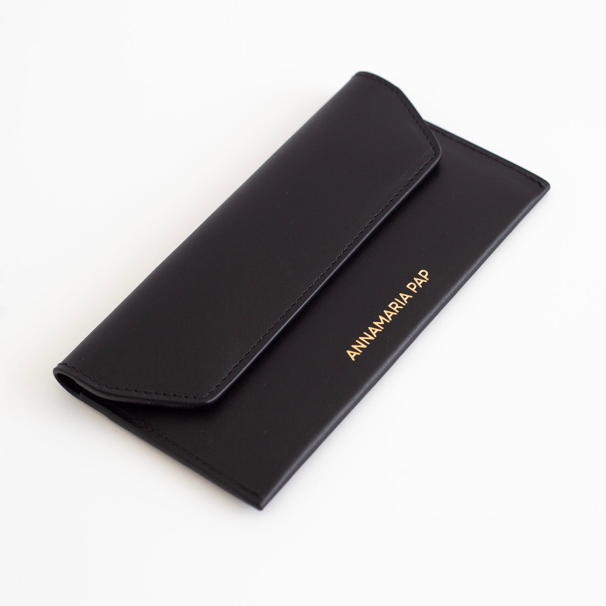 ANNIE leather wallet OUTLET Black