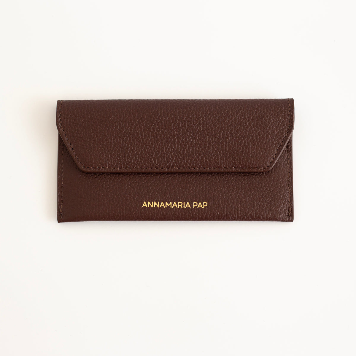 ANNIE leather wallet OUTLET Hot chocolate