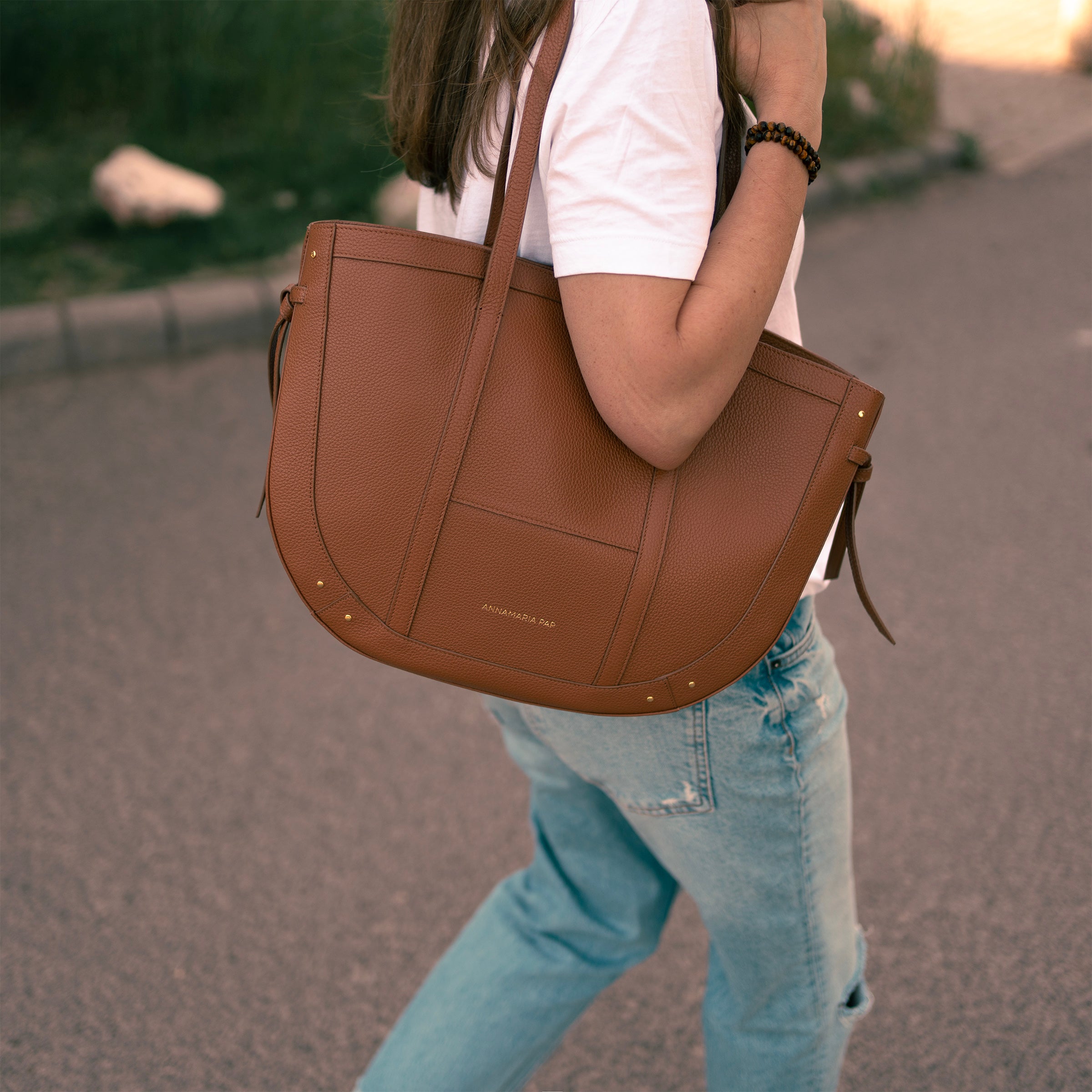 KATE leather shoulder bag