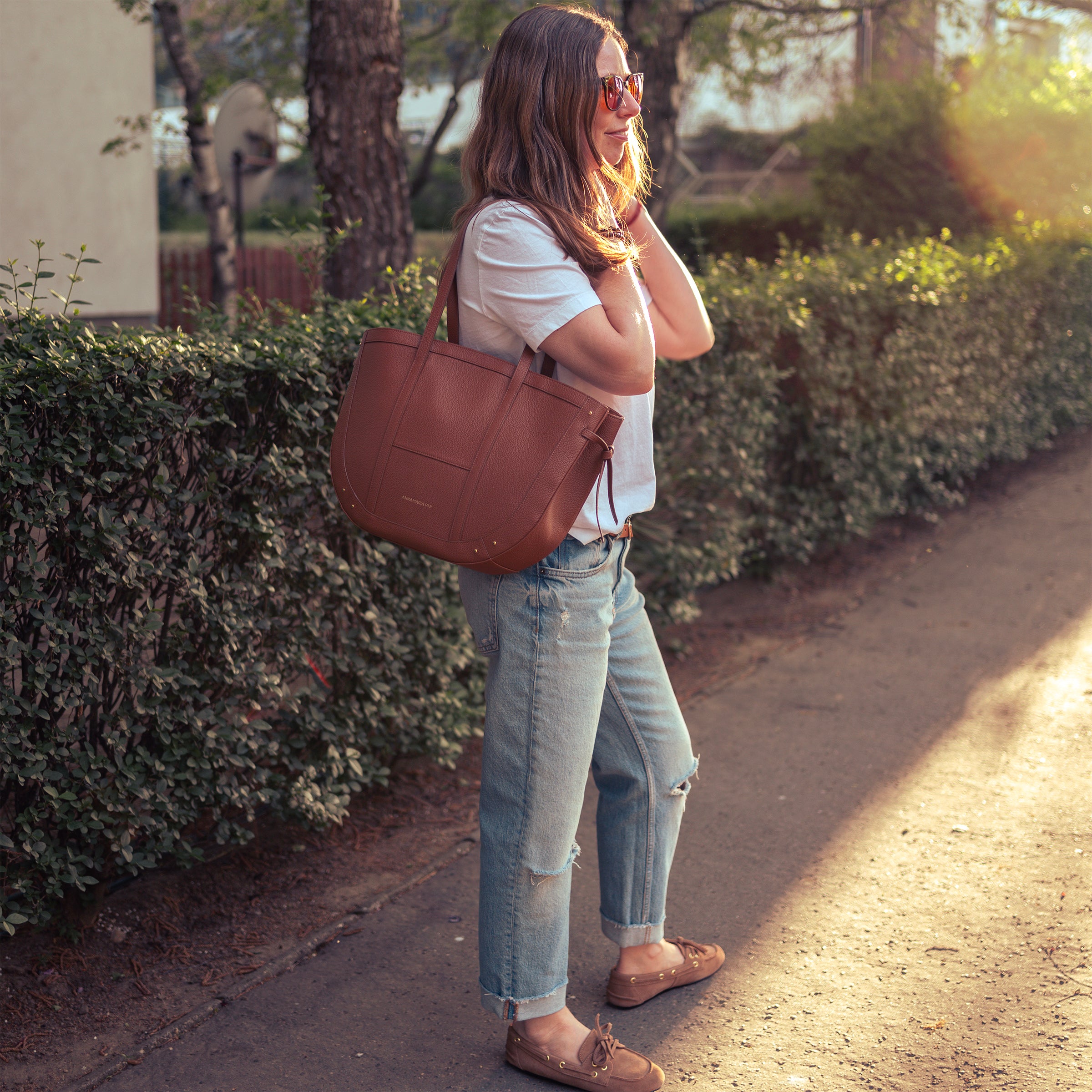 KATE leather shoulder bag