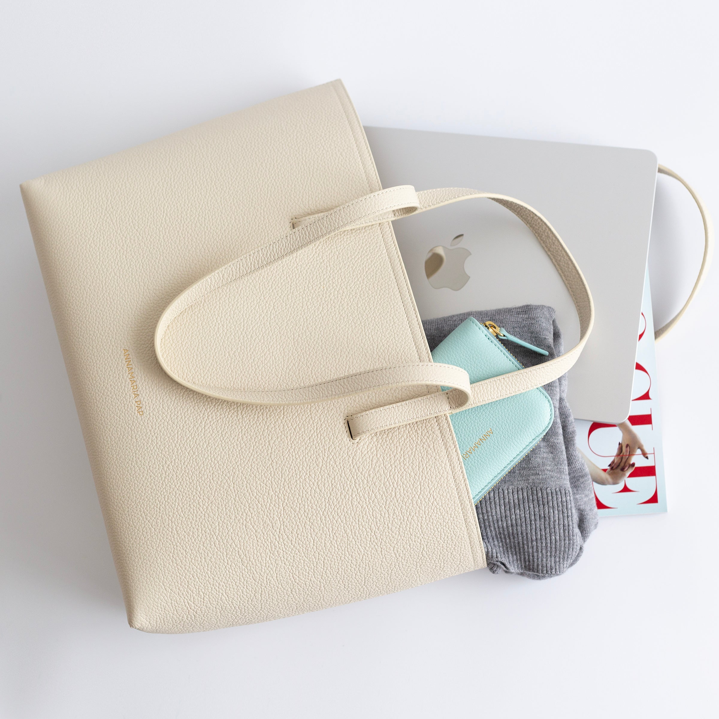 SOPHIA leather tote bag