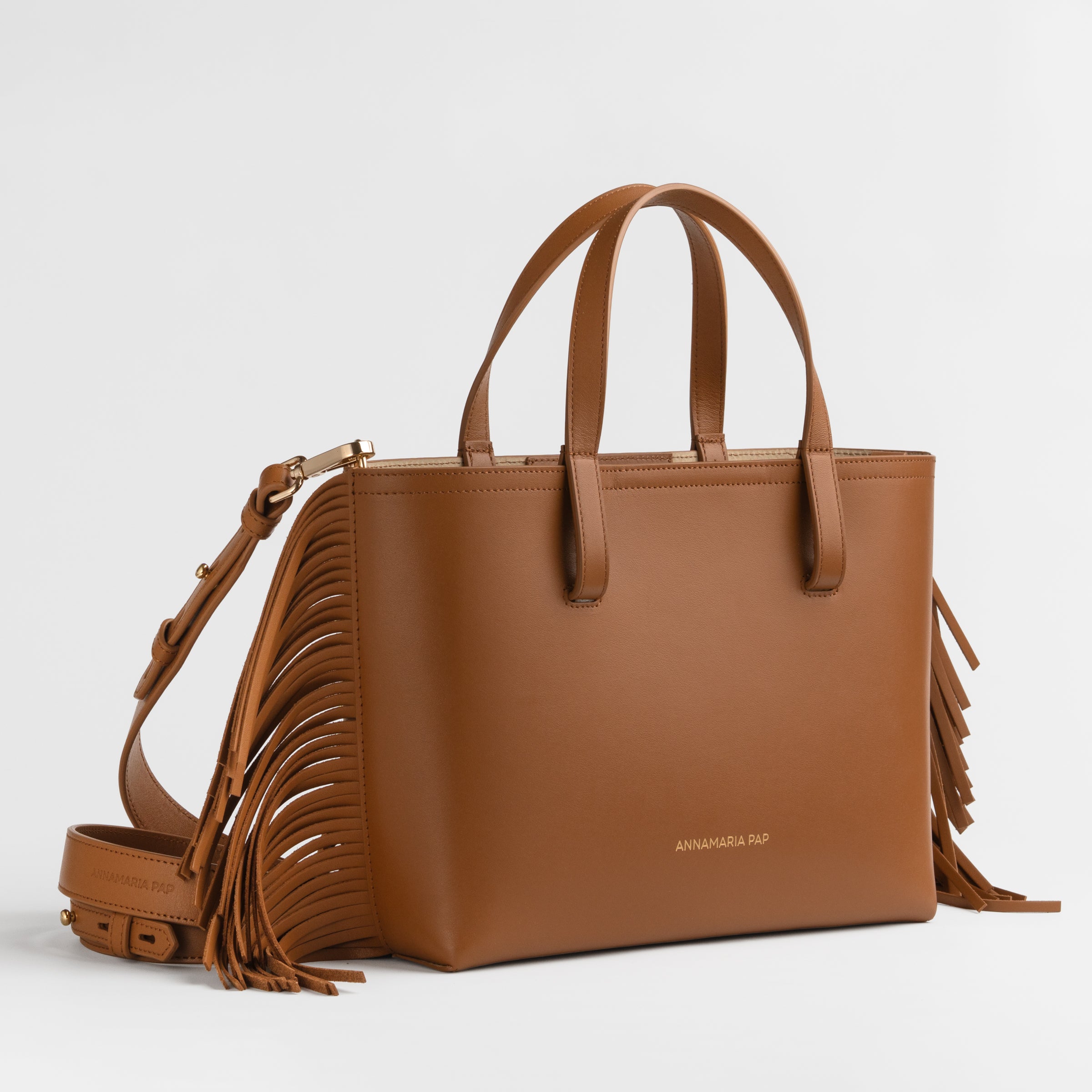 MILA fringe leather handbag