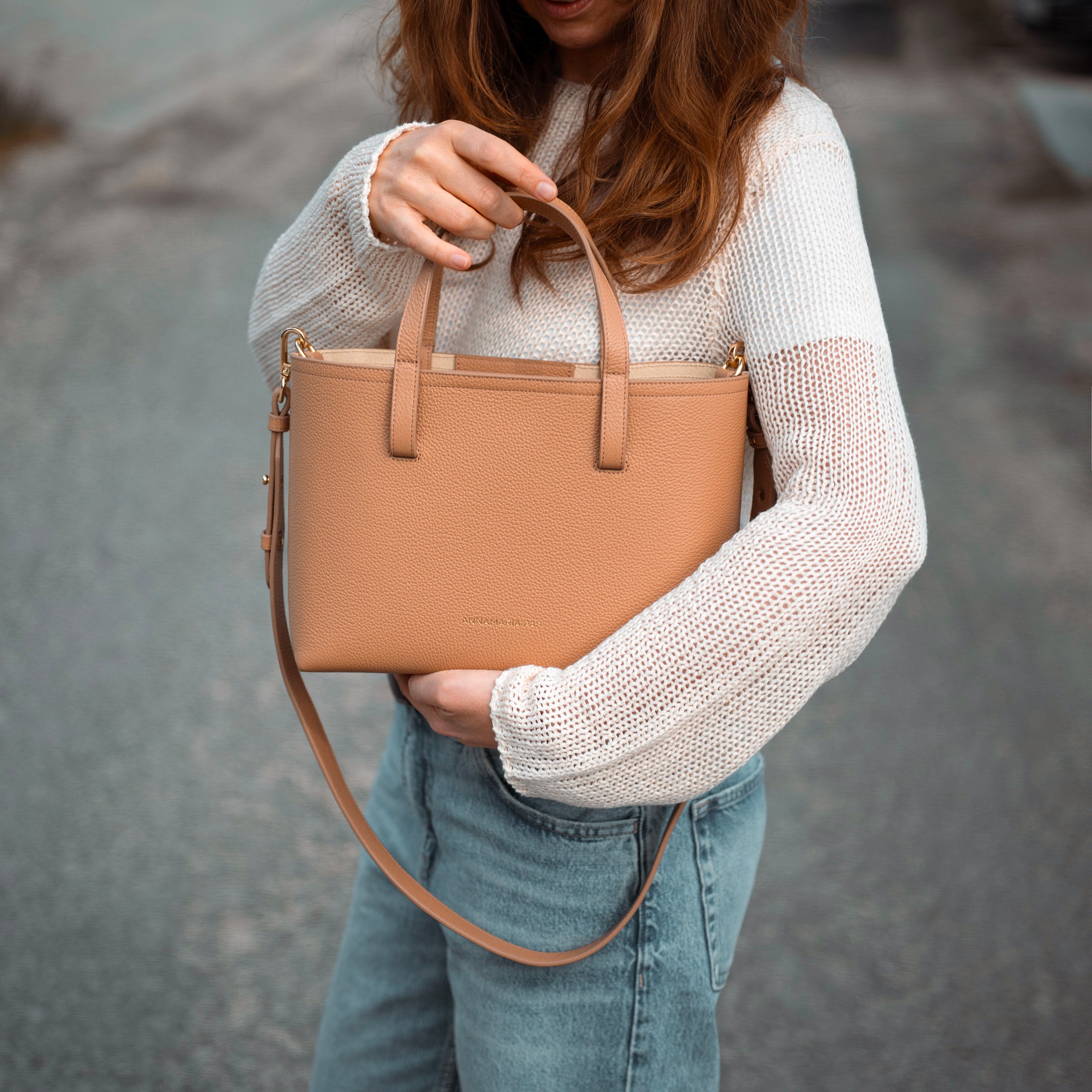 MILA leather handbag