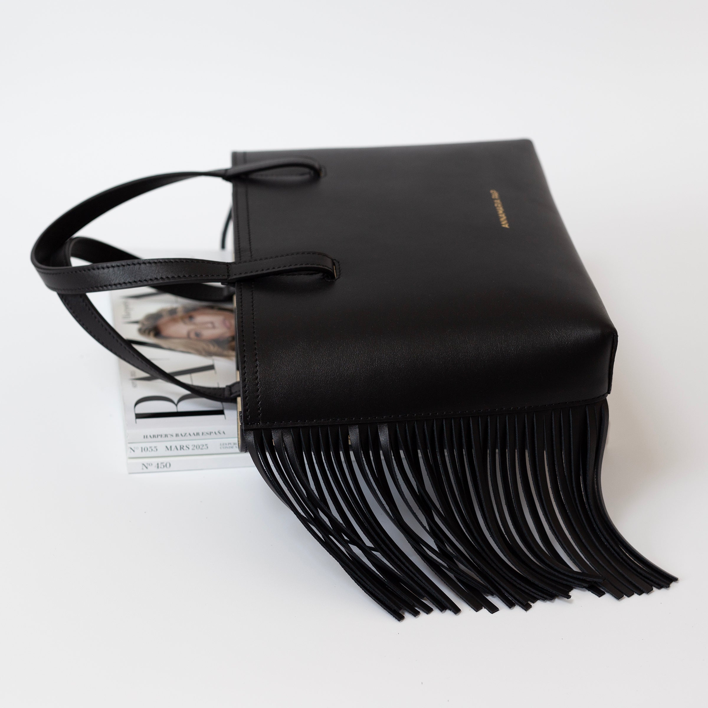 MILA fringe leather handbag