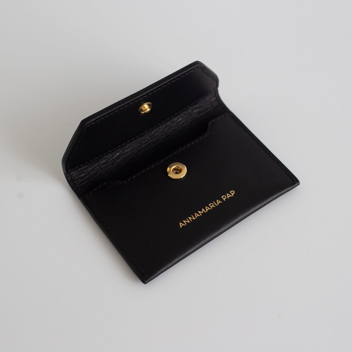 MINNIE leather wallet OUTLET Black