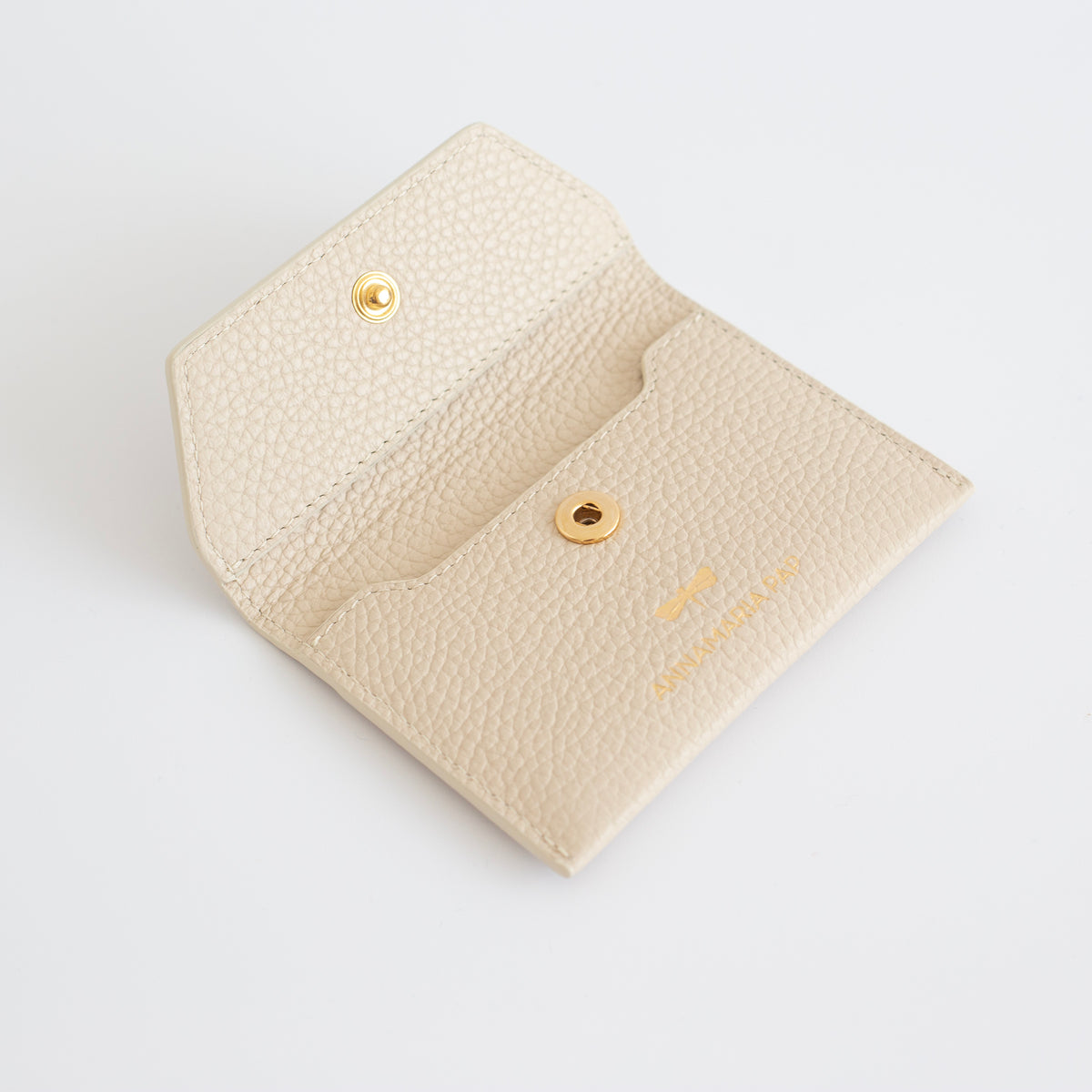 MINNIE leather wallet OUTLET Vanila