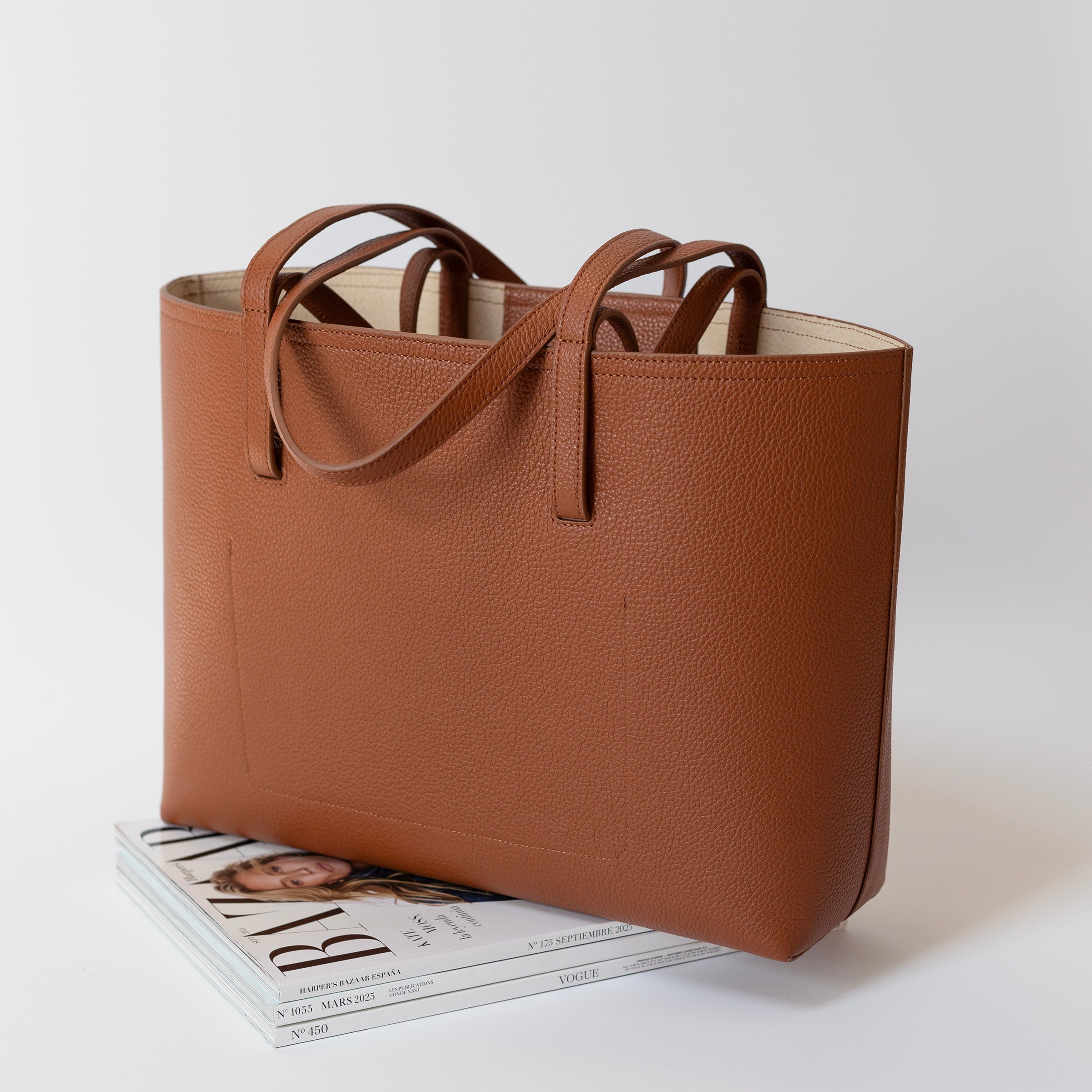 SOPHIA leather tote bag