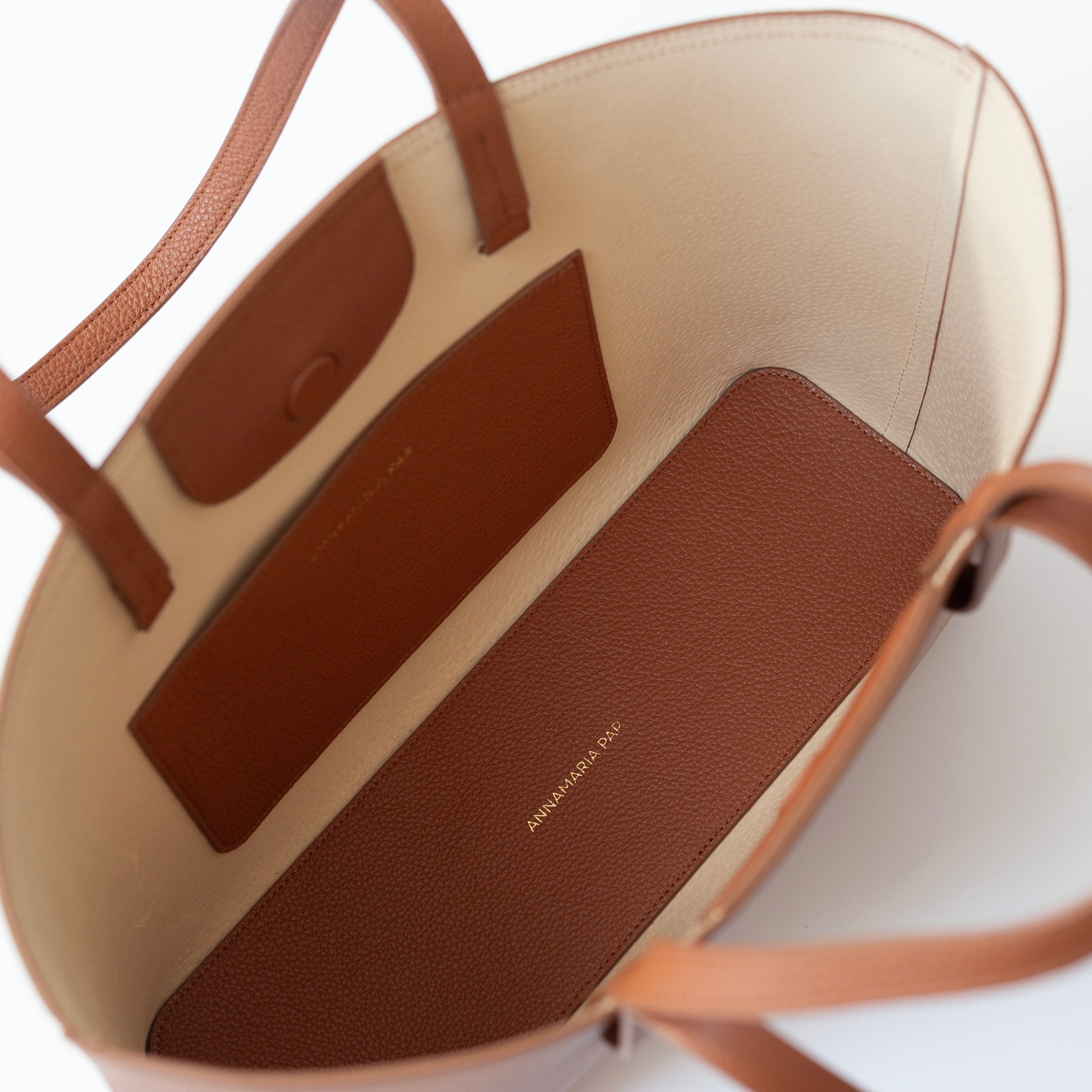 SOPHIA leather tote bag