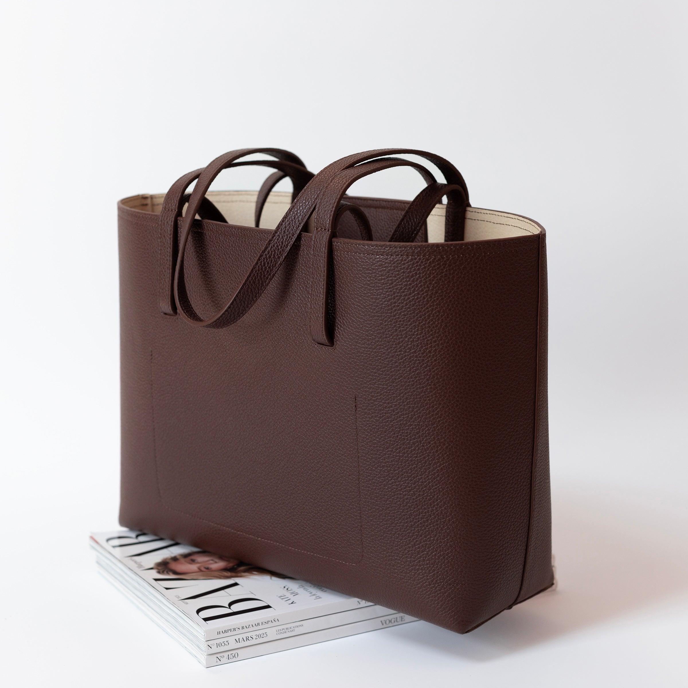SOPHIA leather tote bag