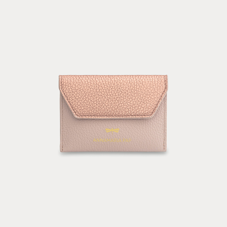 MINNIE Rosegold & púder bőrpéntárca