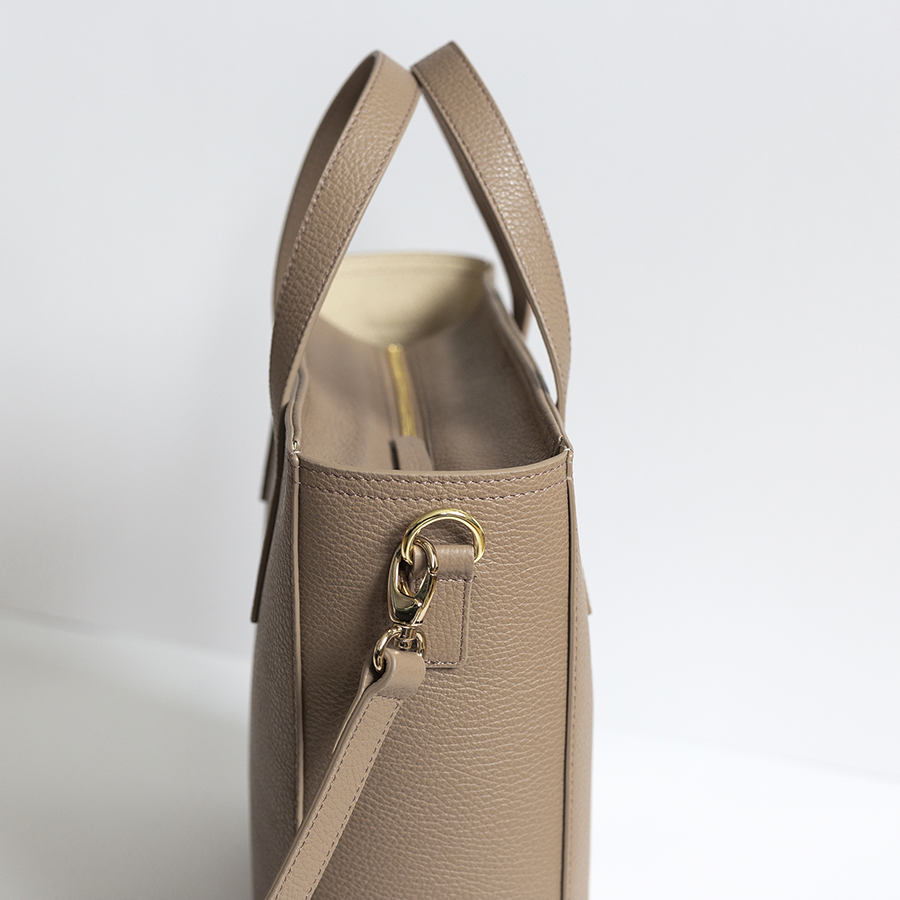 CHERYL Capuccino leather bag