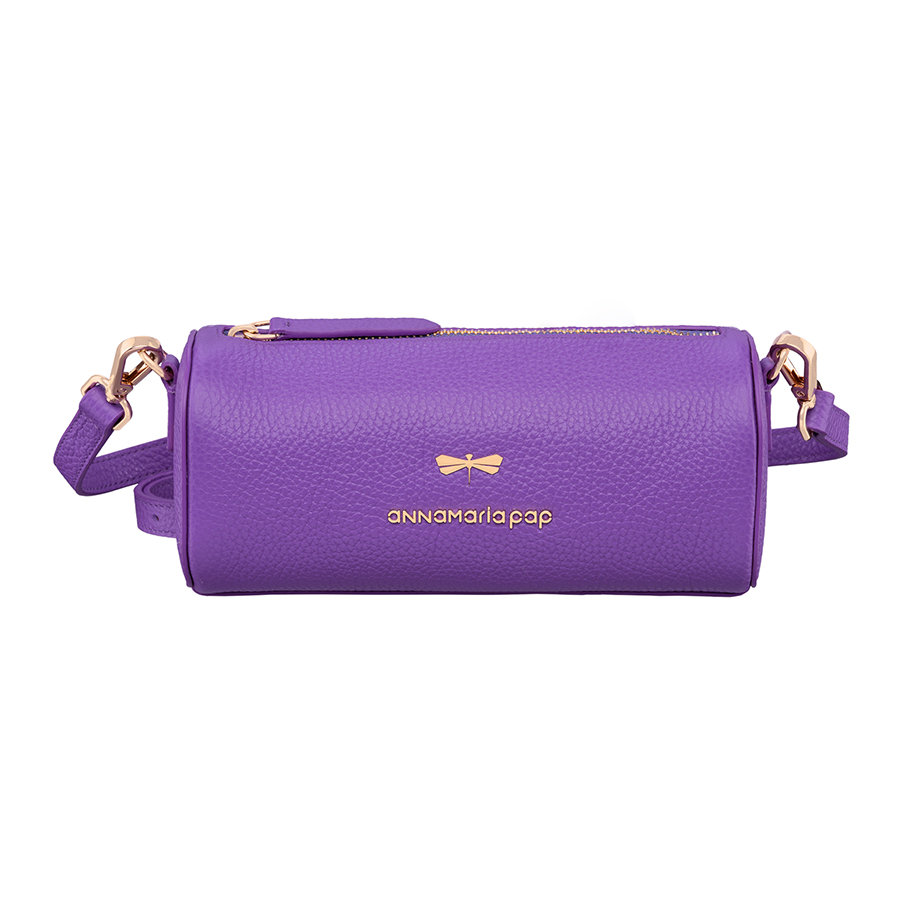 LILY Purple leather bag