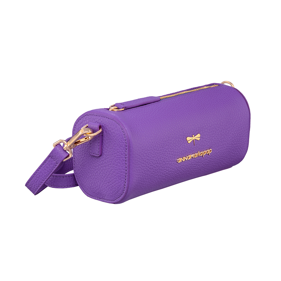 LILY Purple leather bag