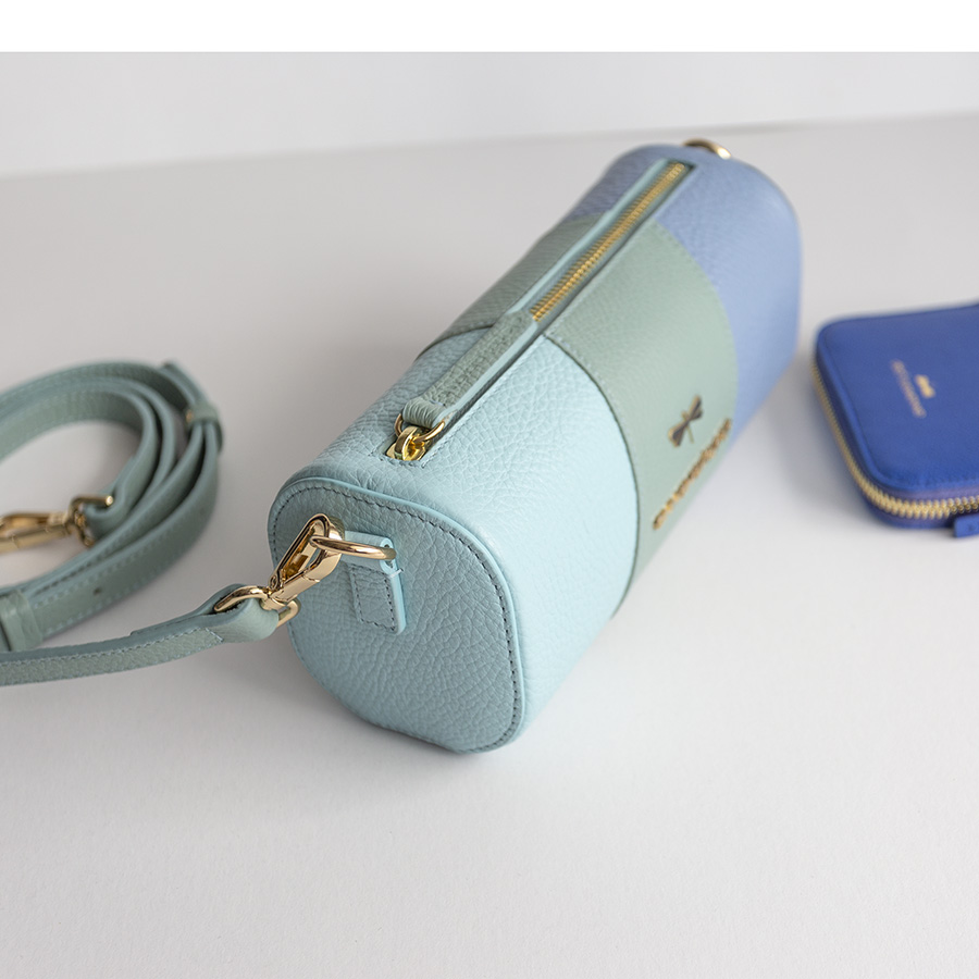LILY Ocean waves leather bag