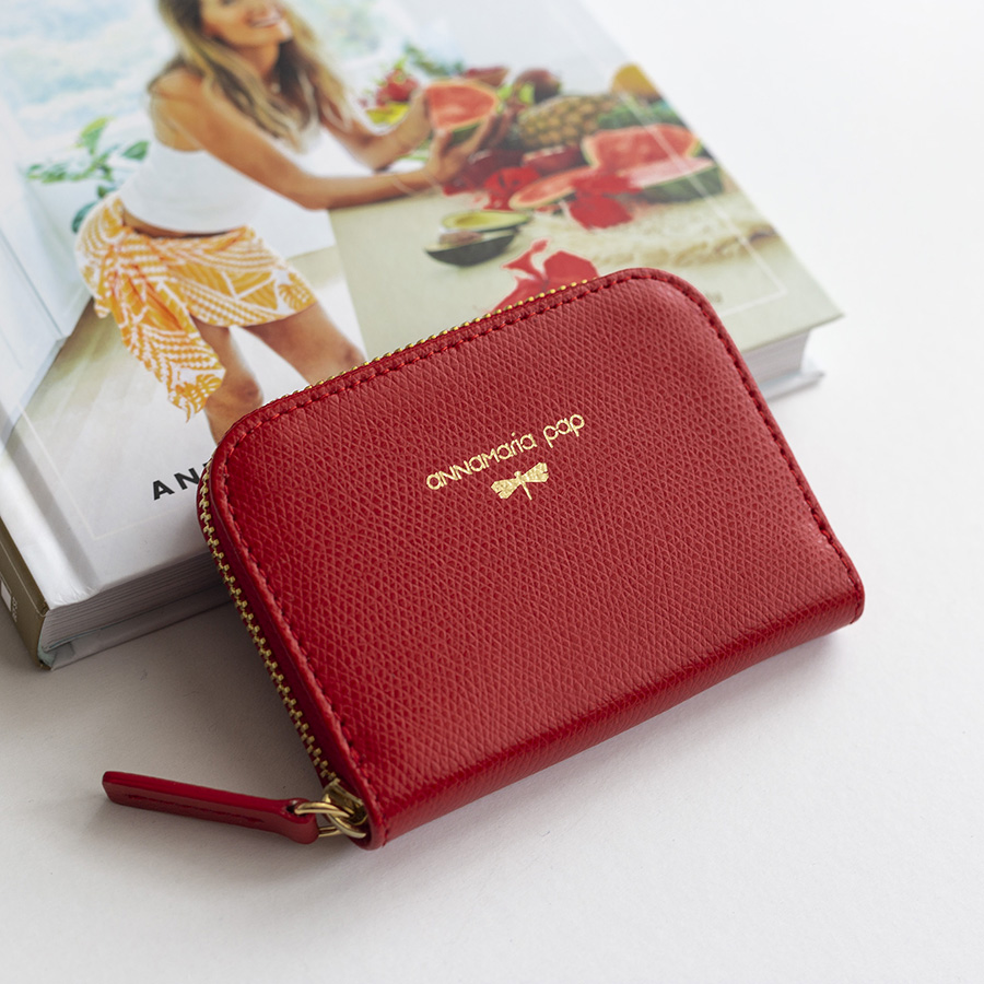 LISA + PLUS +  Sourcherry leather wallet
