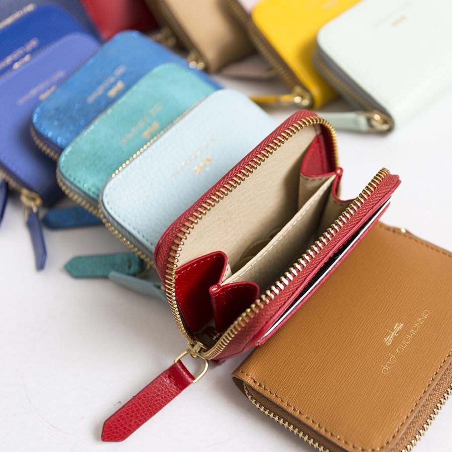 LISA Coral leather wallet