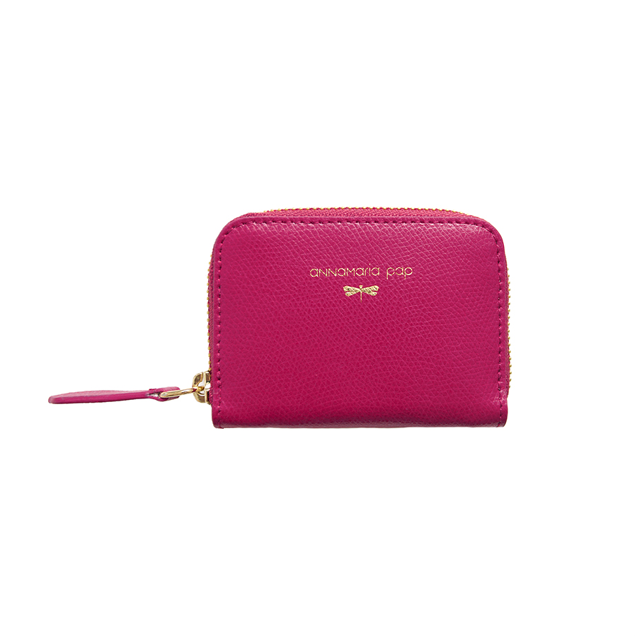 LISA Raspberry leather wallet