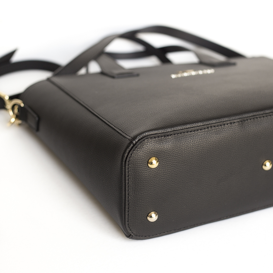 LORI Black leather handbag