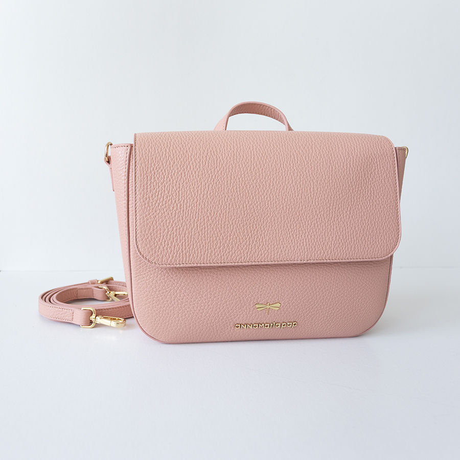 NINA Flamingo leather bag