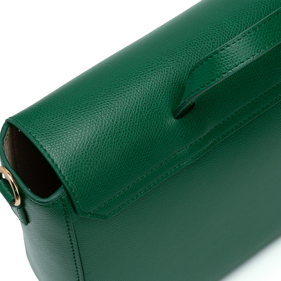 NINA Emerald green leather bag