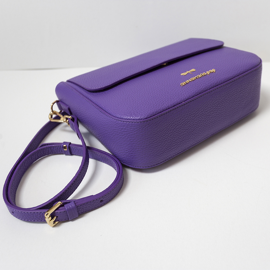 NINA Purple leather bag