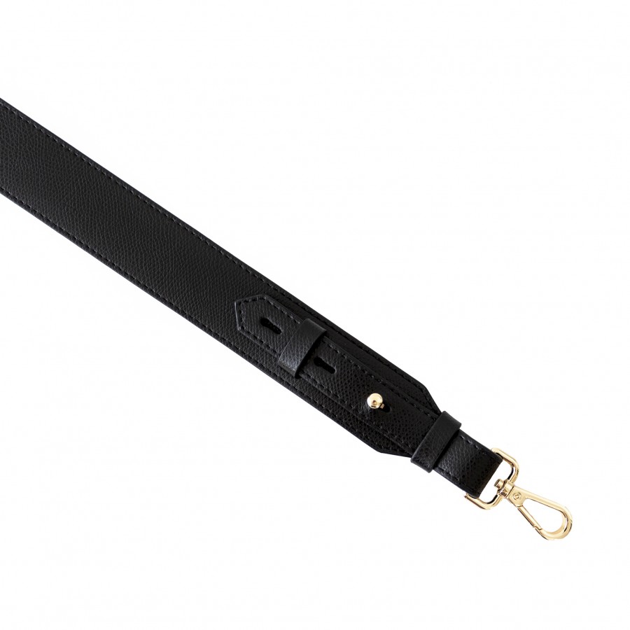 Wide LONG strap black