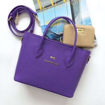 TIFFANY Purple leather bag 