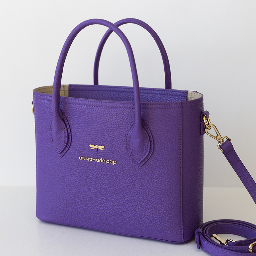 TIFFANY Purple leather bag