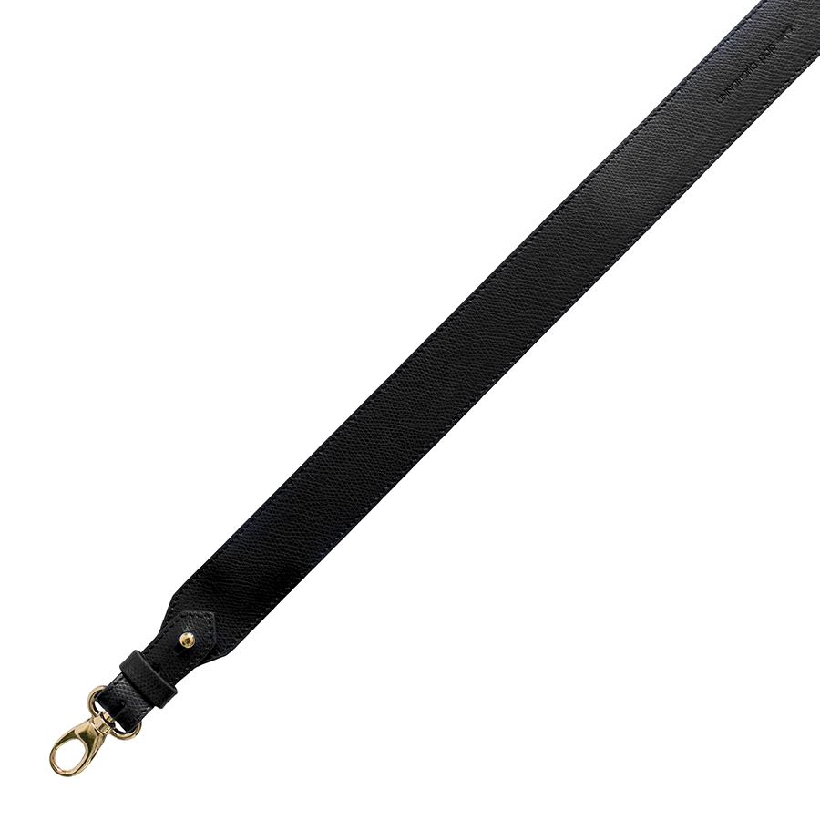 Wide short black strap