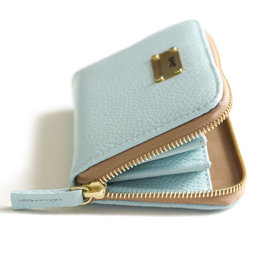 VICKY Ocean leather wallet