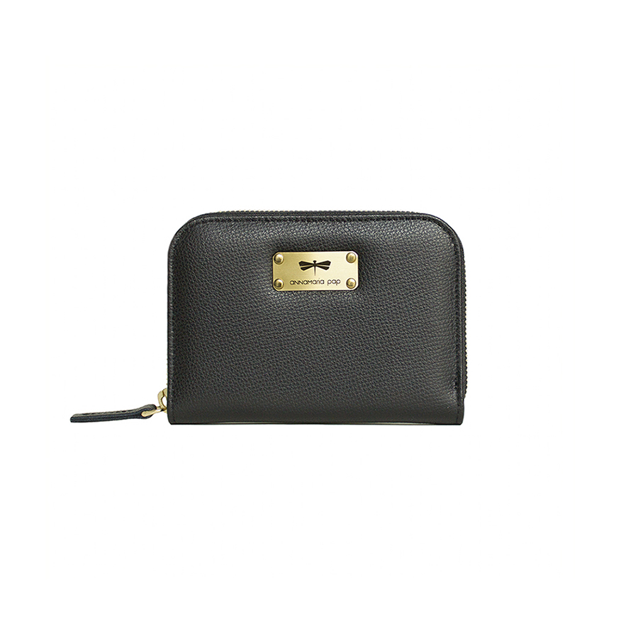 VICKY Black leather wallet