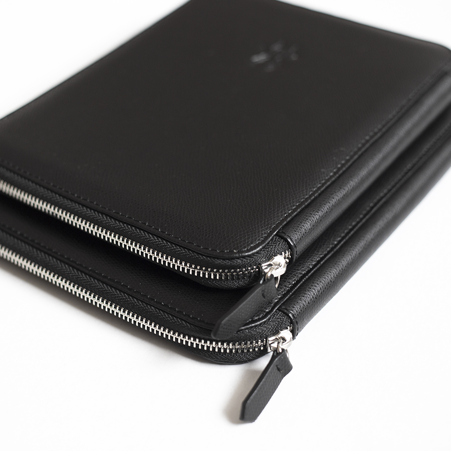 ARIA Black leather case (smaller)