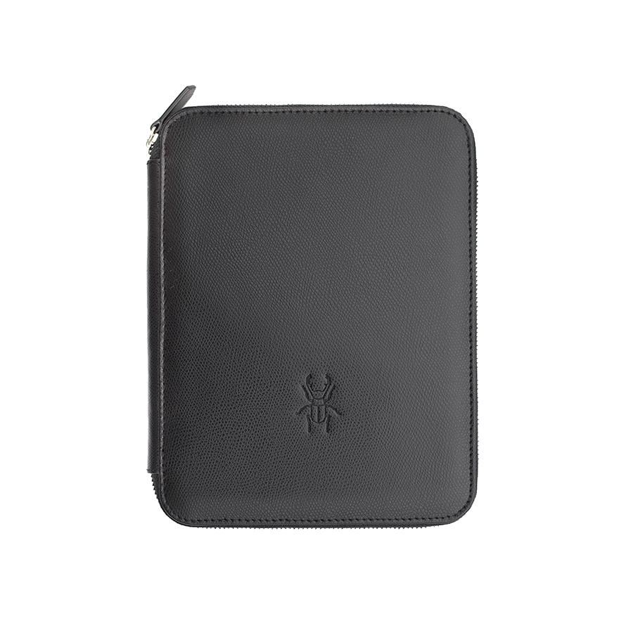 ARIA Black leather case (smaller)
