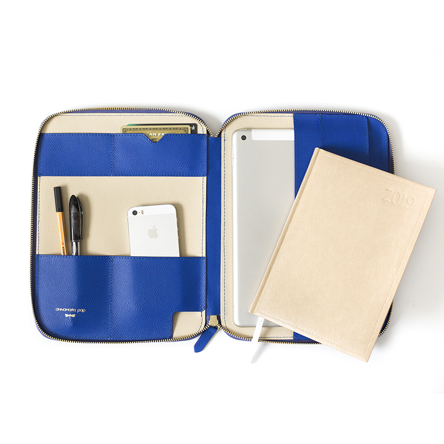 ARIA Royalblue leather case (normal)